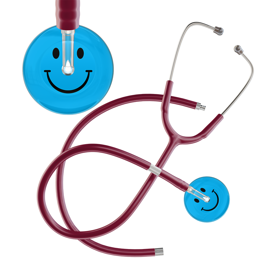 Dark Smiley Face Stethoscope