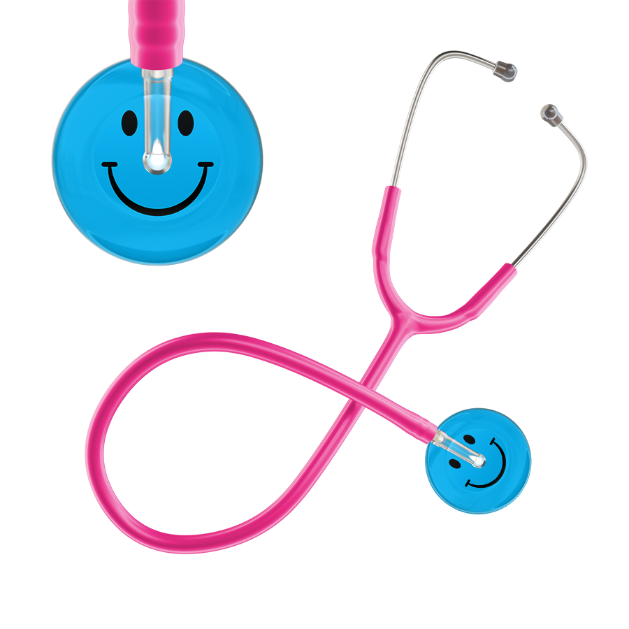 Dark Smiley Face Stethoscope