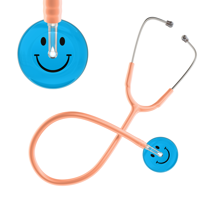 Dark Smiley Face Stethoscope
