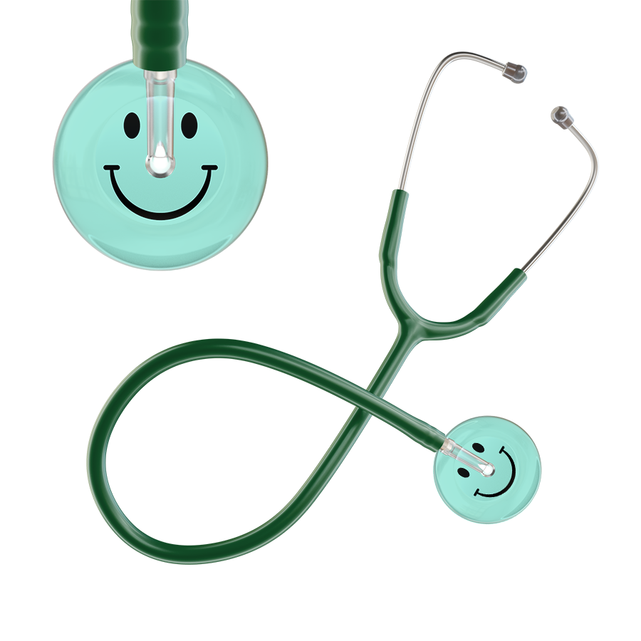 Light Smiley Face Stethoscope
