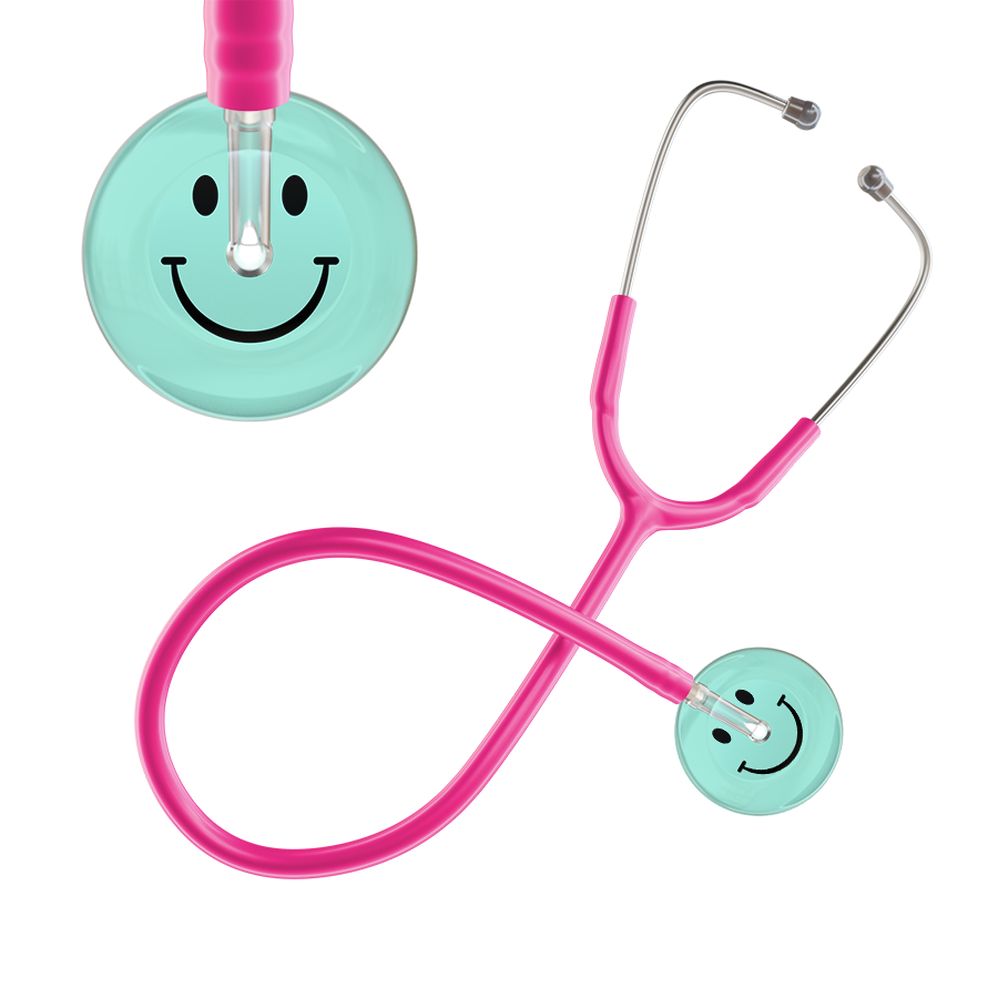 Light Smiley Face Stethoscope