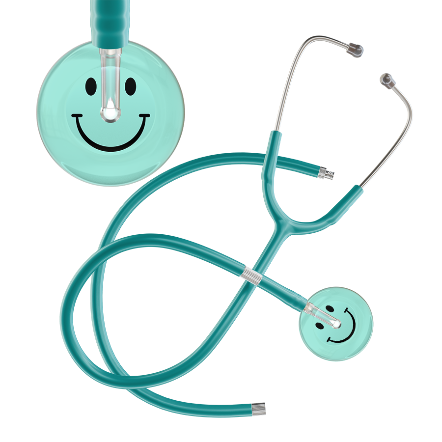 Light Smiley Face Stethoscope