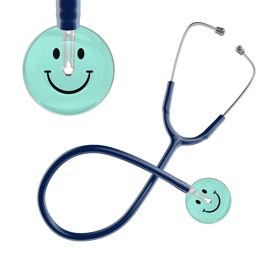 Light Smiley Face Stethoscope