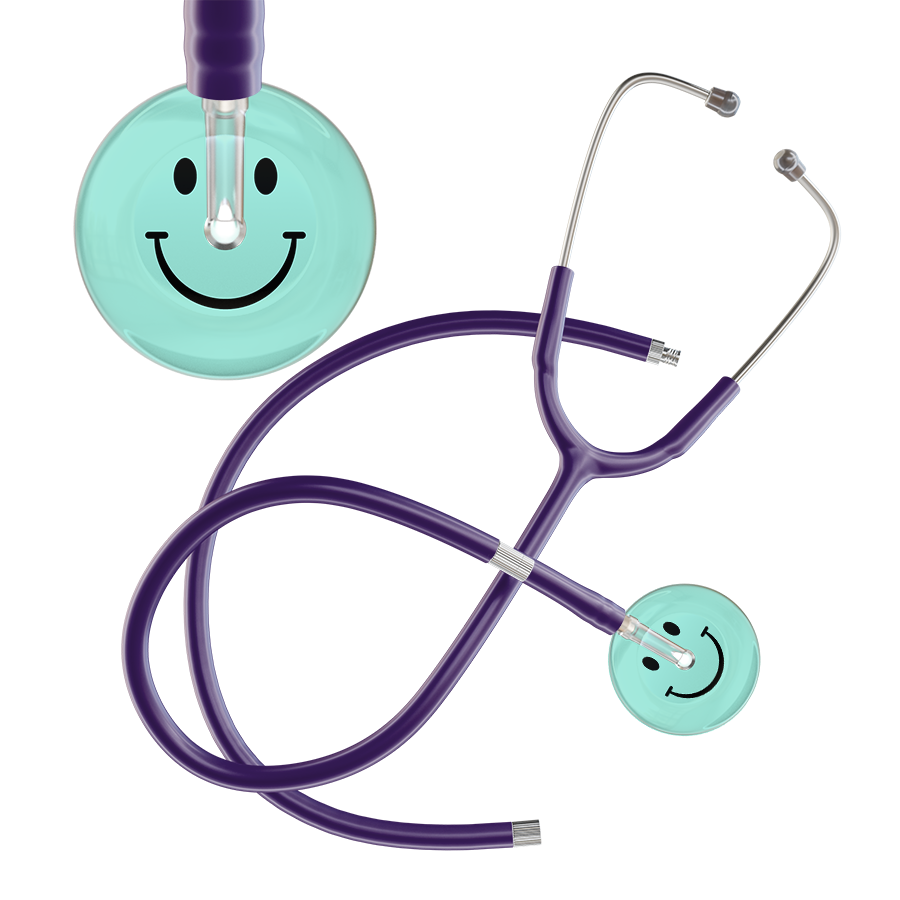 Light Smiley Face Stethoscope