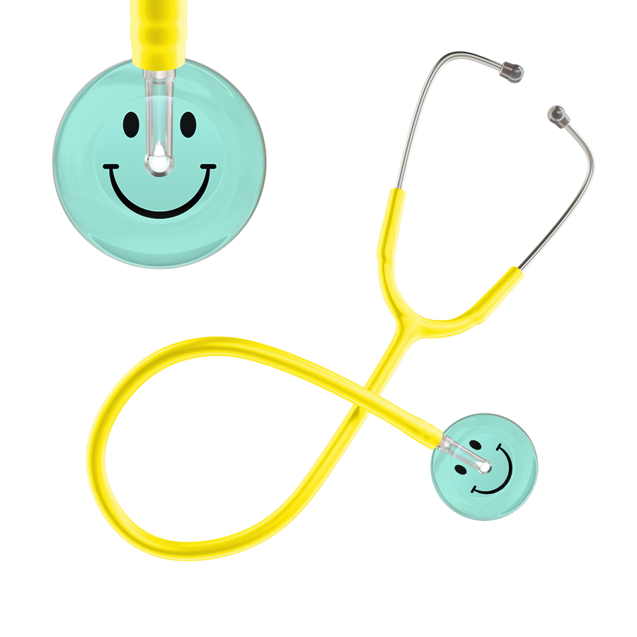 Light Smiley Face Stethoscope