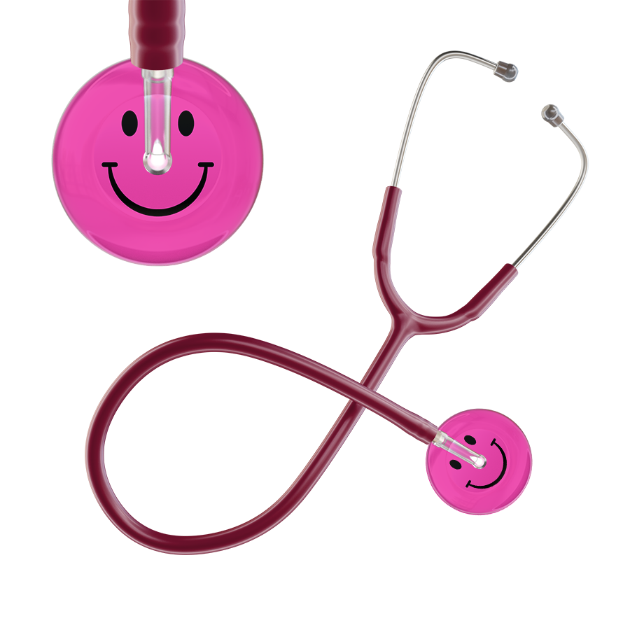 Dark Smiley Face Stethoscope