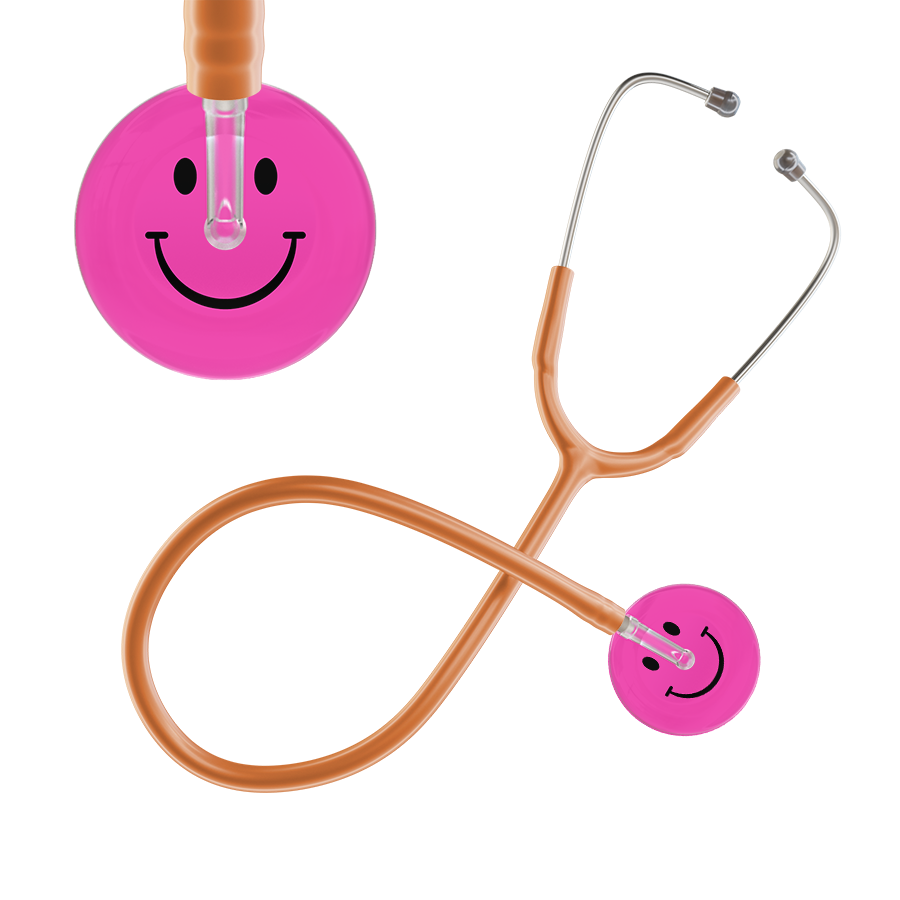 Dark Smiley Face Stethoscope