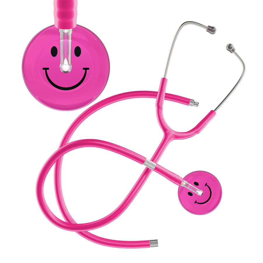 Dark Smiley Face Stethoscope