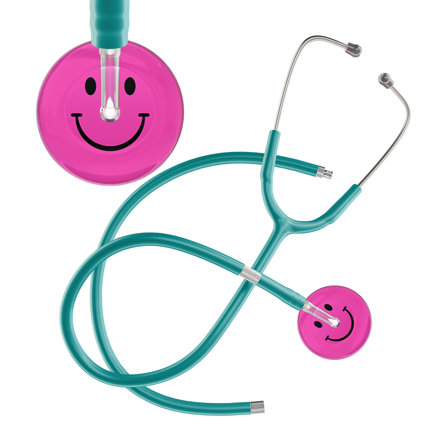 Dark Smiley Face Stethoscope