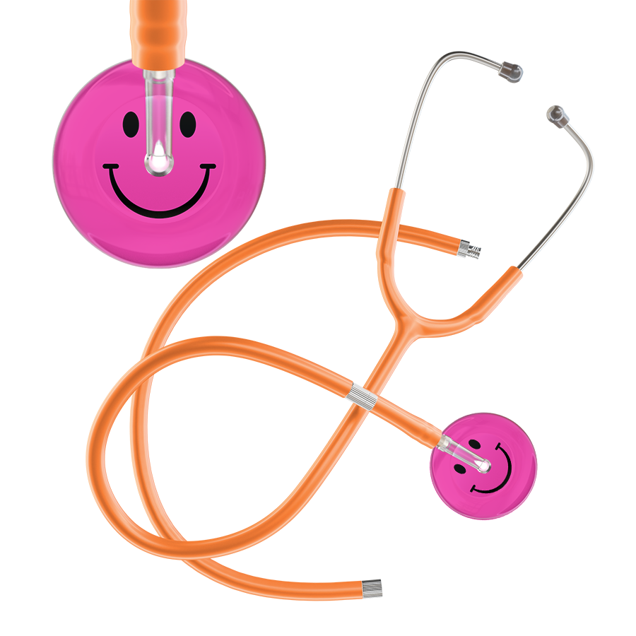 Dark Smiley Face Stethoscope