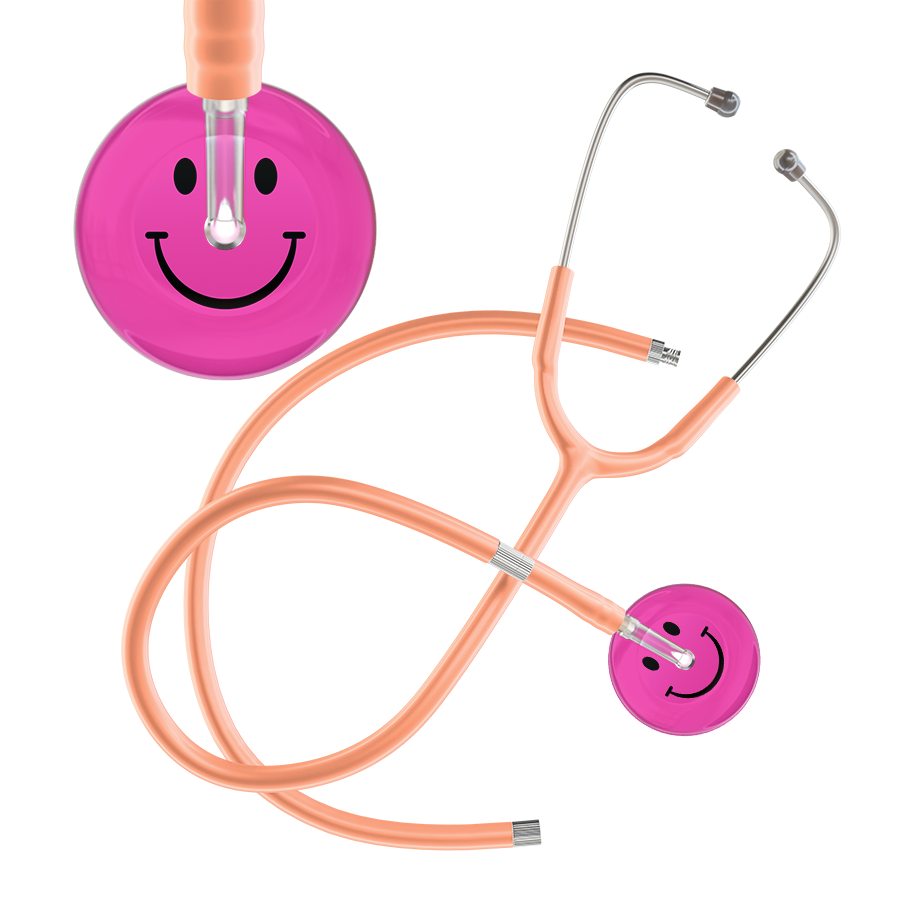Dark Smiley Face Stethoscope