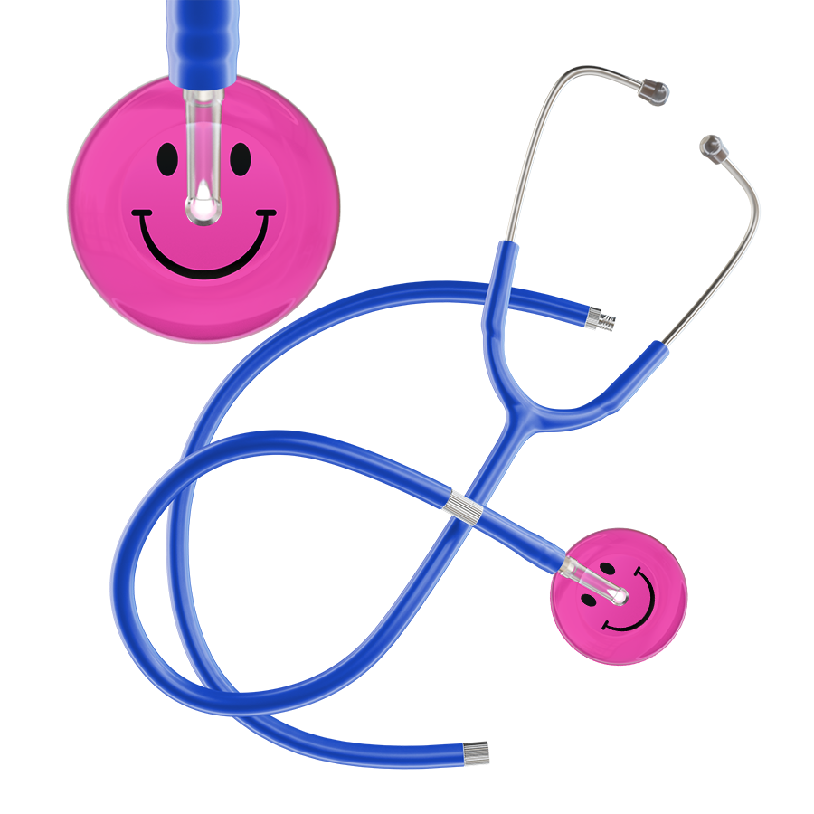 Dark Smiley Face Stethoscope