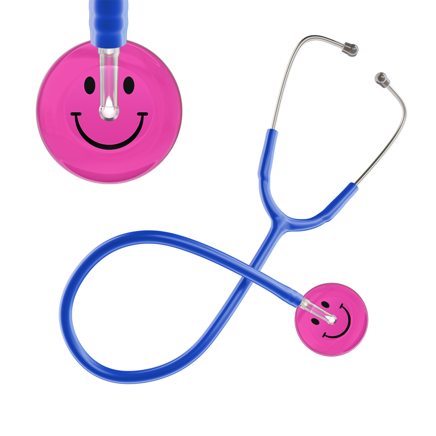 Dark Smiley Face Stethoscope