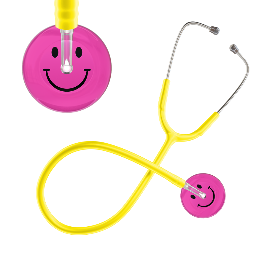 Dark Smiley Face Stethoscope
