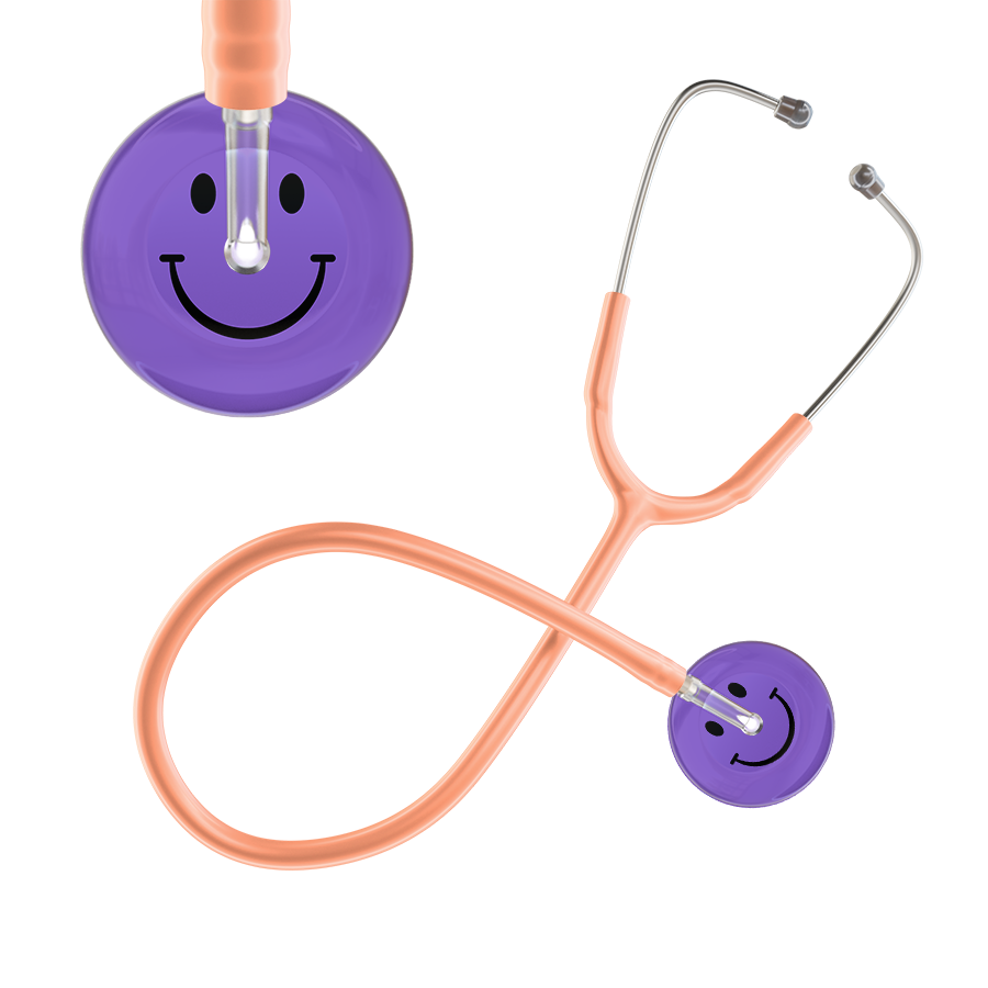 Dark Smiley Face Stethoscope