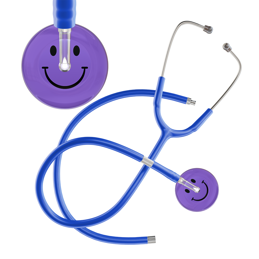 Dark Smiley Face Stethoscope