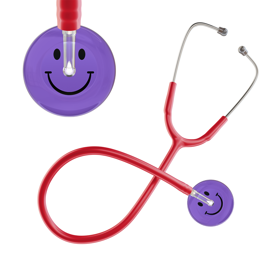 Dark Smiley Face Stethoscope