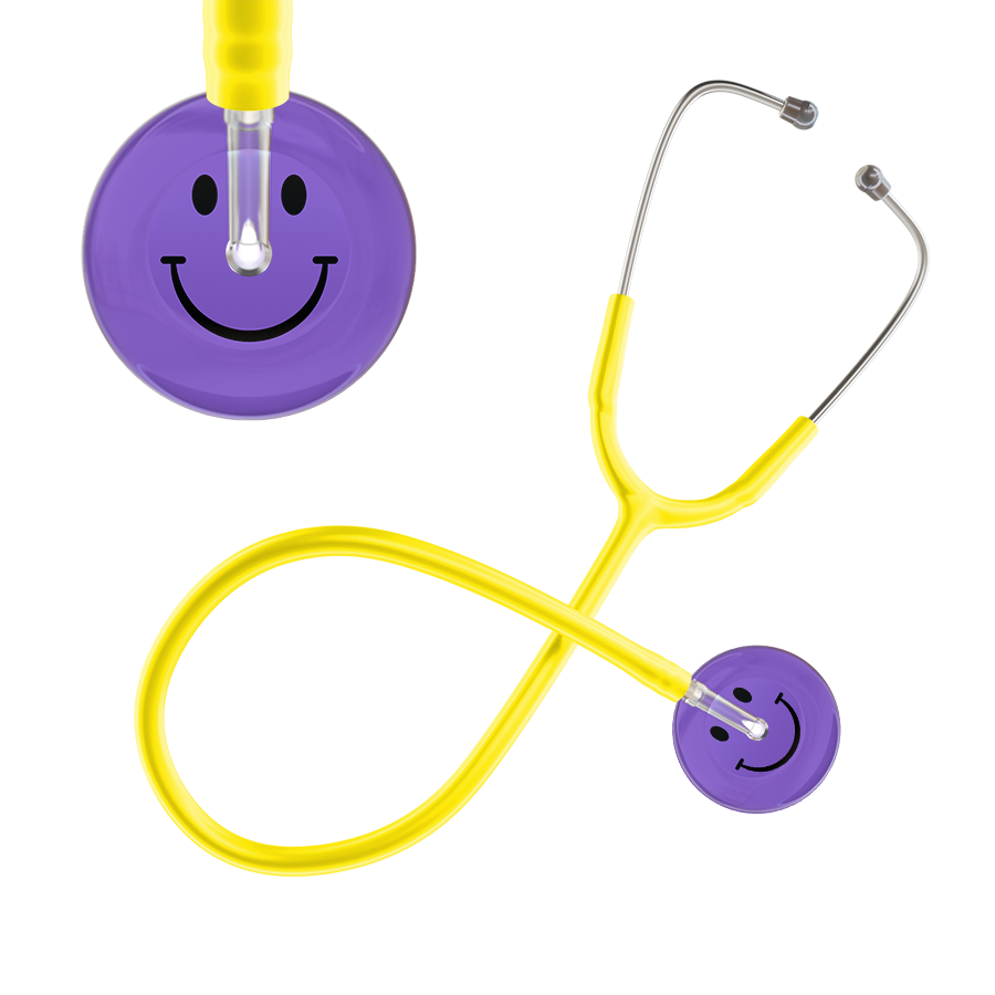 Dark Smiley Face Stethoscope