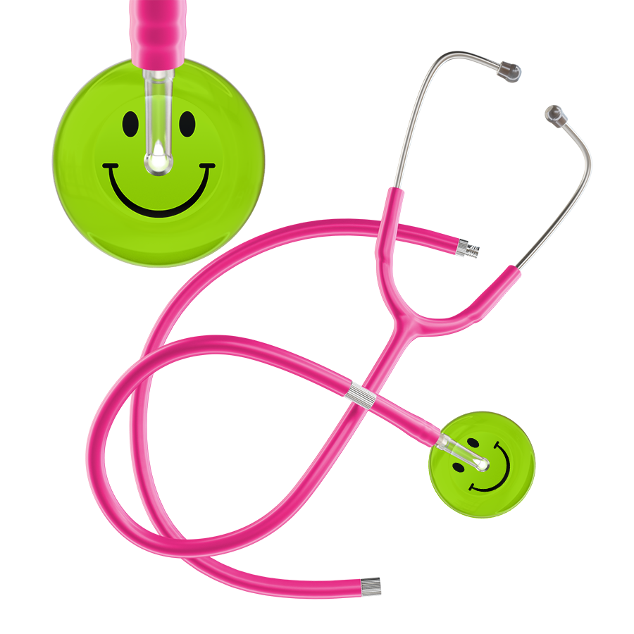 Dark Smiley Face Stethoscope