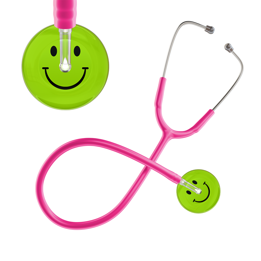 Dark Smiley Face Stethoscope