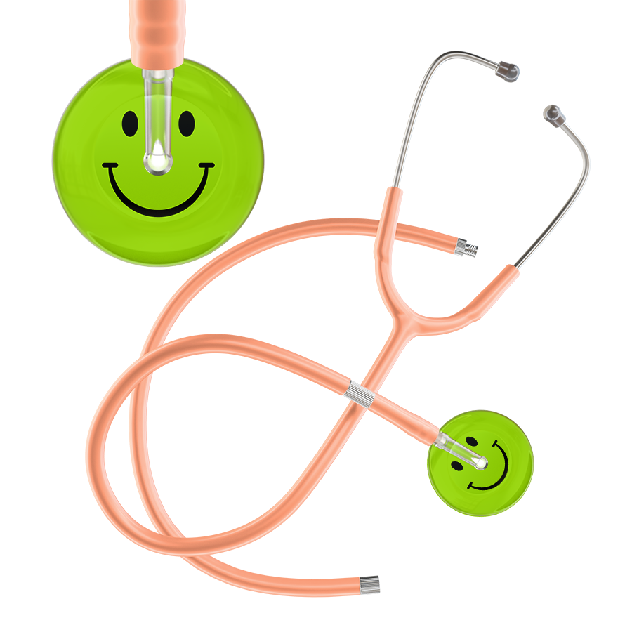 Dark Smiley Face Stethoscope