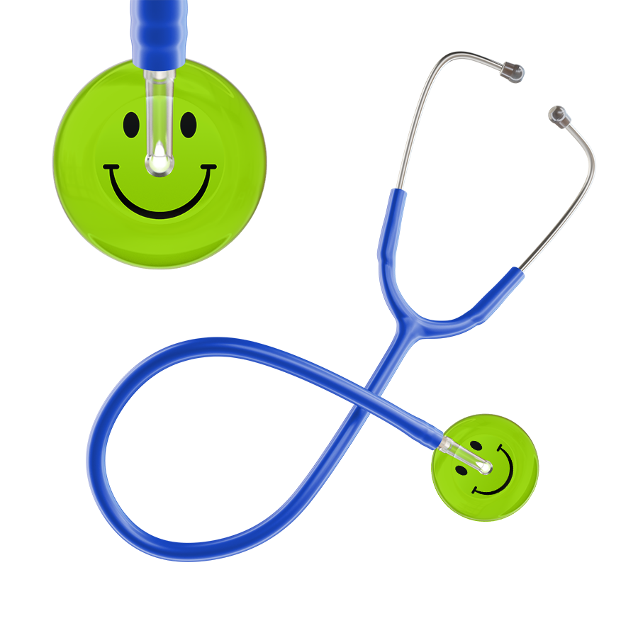 Dark Smiley Face Stethoscope