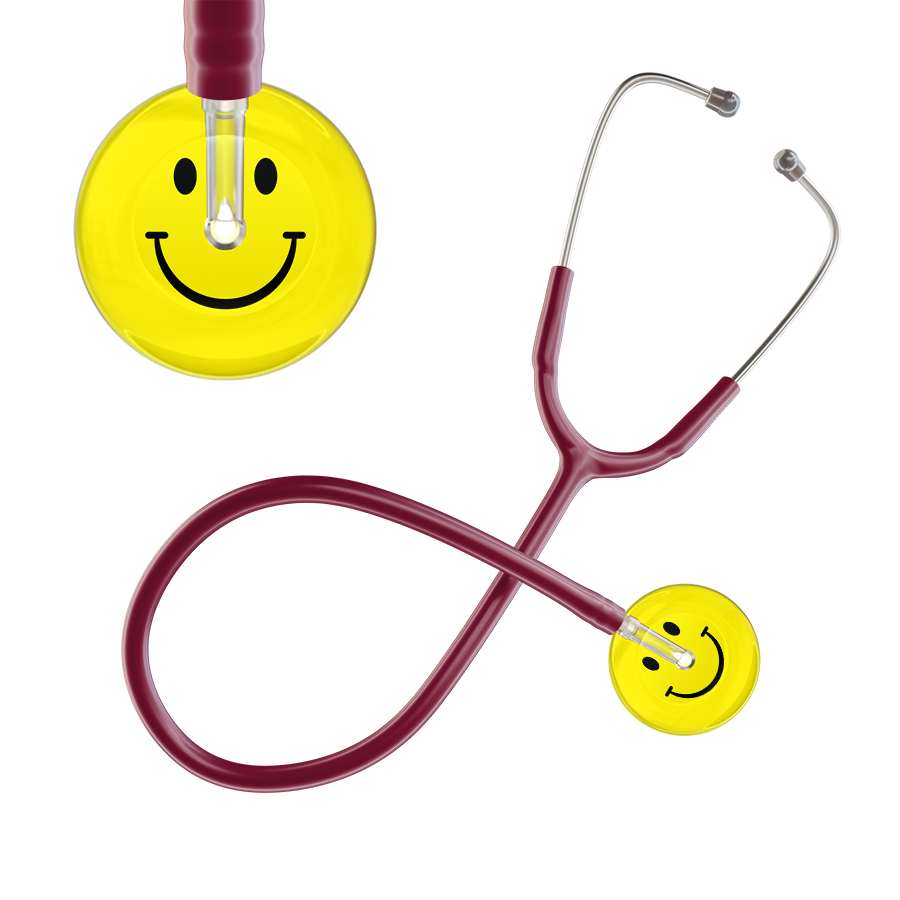 Light Smiley Face Stethoscope