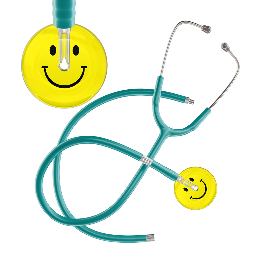 Light Smiley Face Stethoscope
