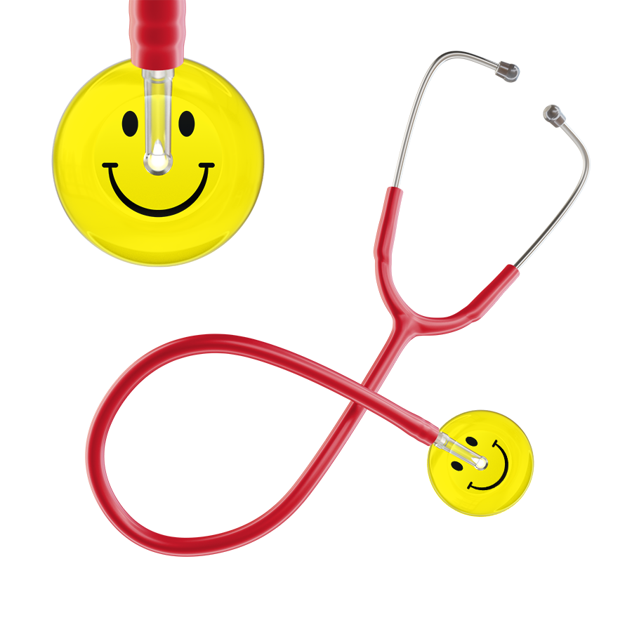 Light Smiley Face Stethoscope