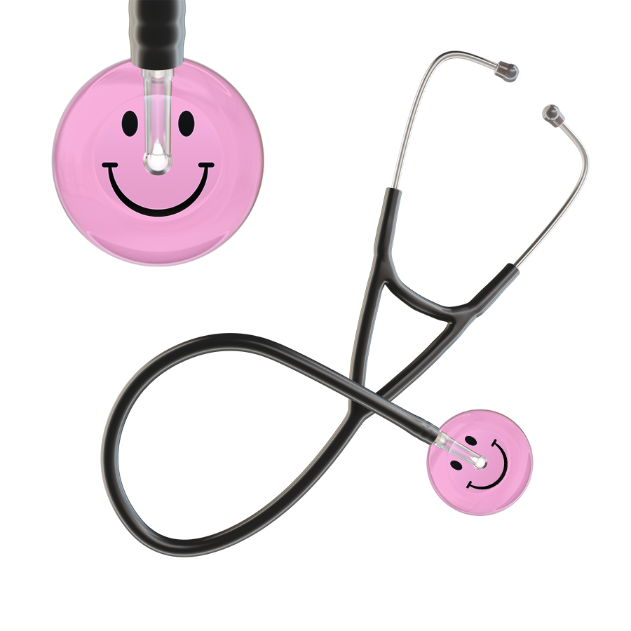 Light Smiley Face Cardiology Stethoscope