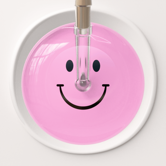 Ultrascope Stethoscope Head Smiley Face Light Pink (LP) / Adult Smiley Face Stethoscope Head