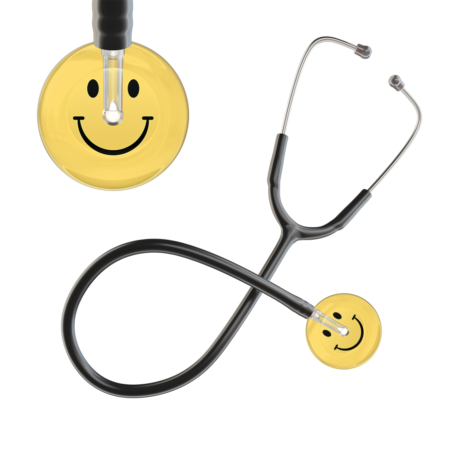 Light Smiley Face Stethoscope
