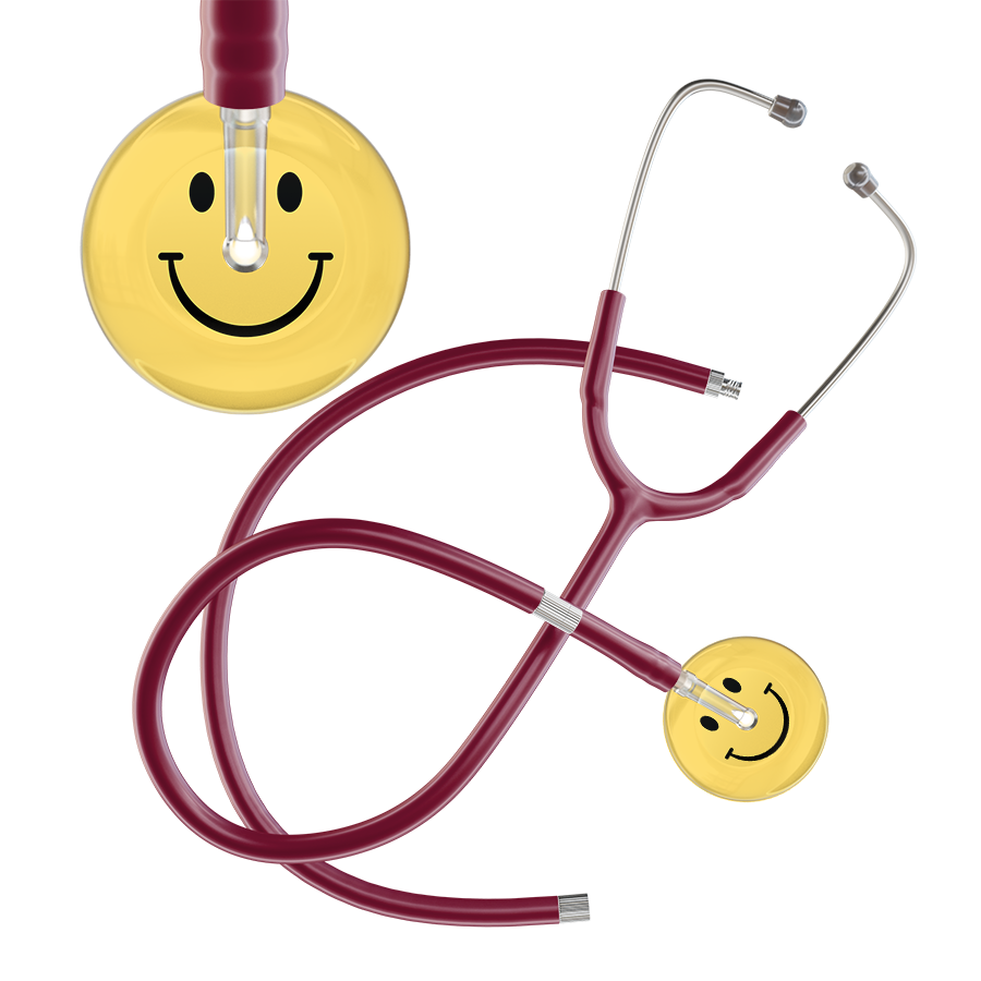 Light Smiley Face Stethoscope