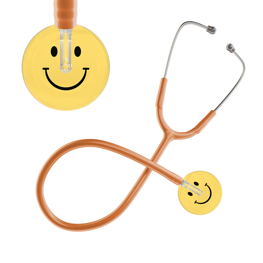 Light Smiley Face Stethoscope