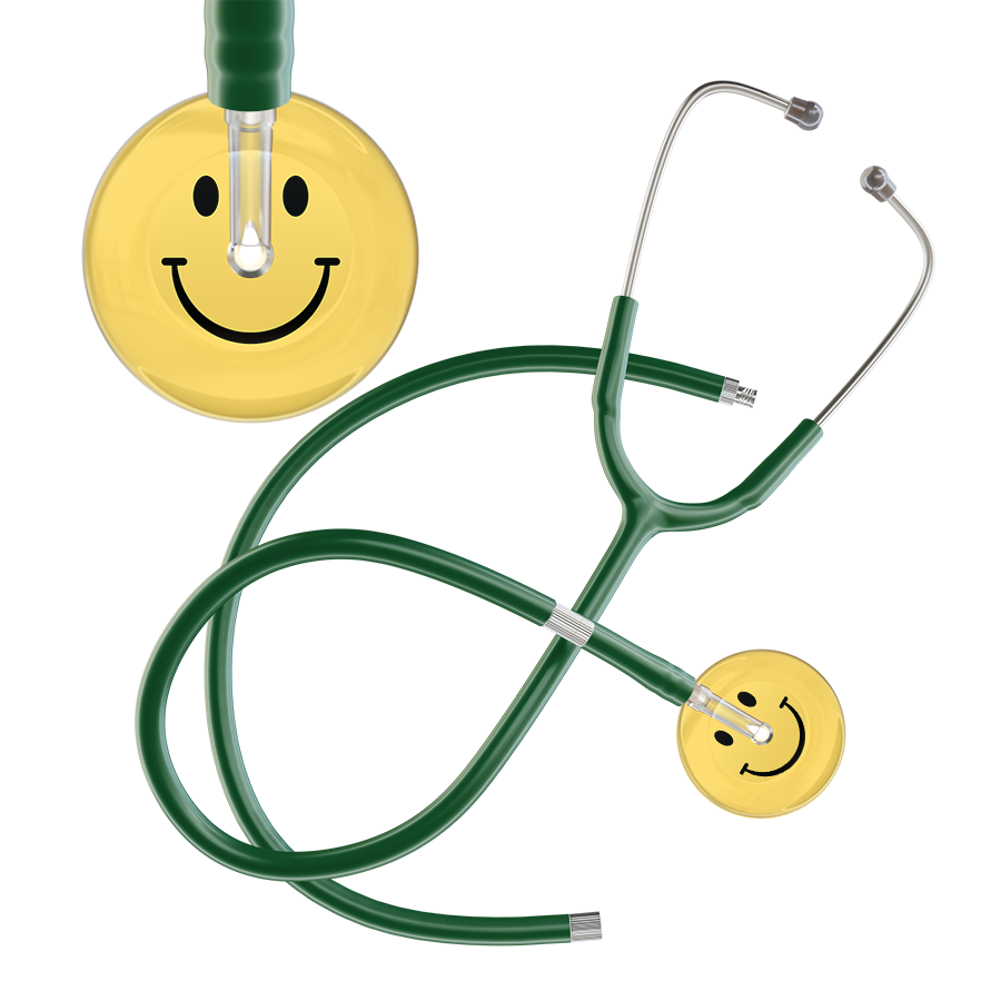 Light Smiley Face Stethoscope