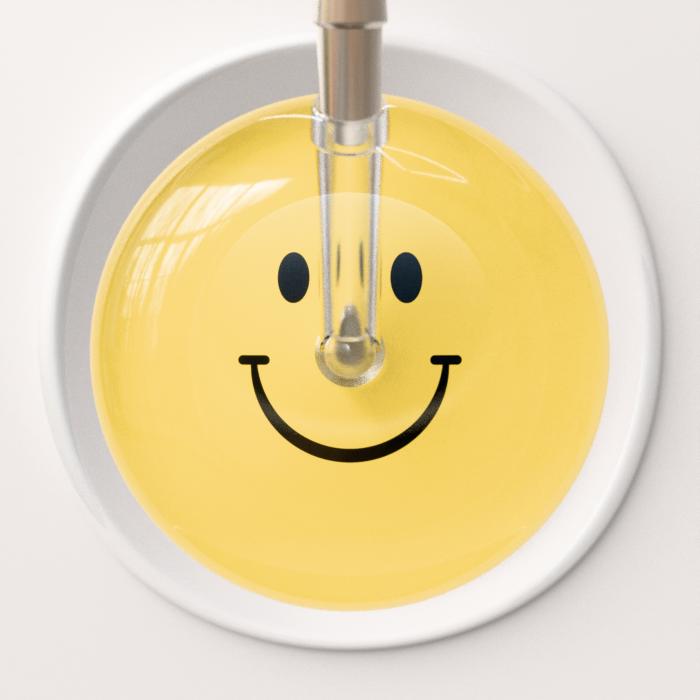 Ultrascope Stethoscope Head Smiley Face Yellow (LY) / Adult Smiley Face Stethoscope Head
