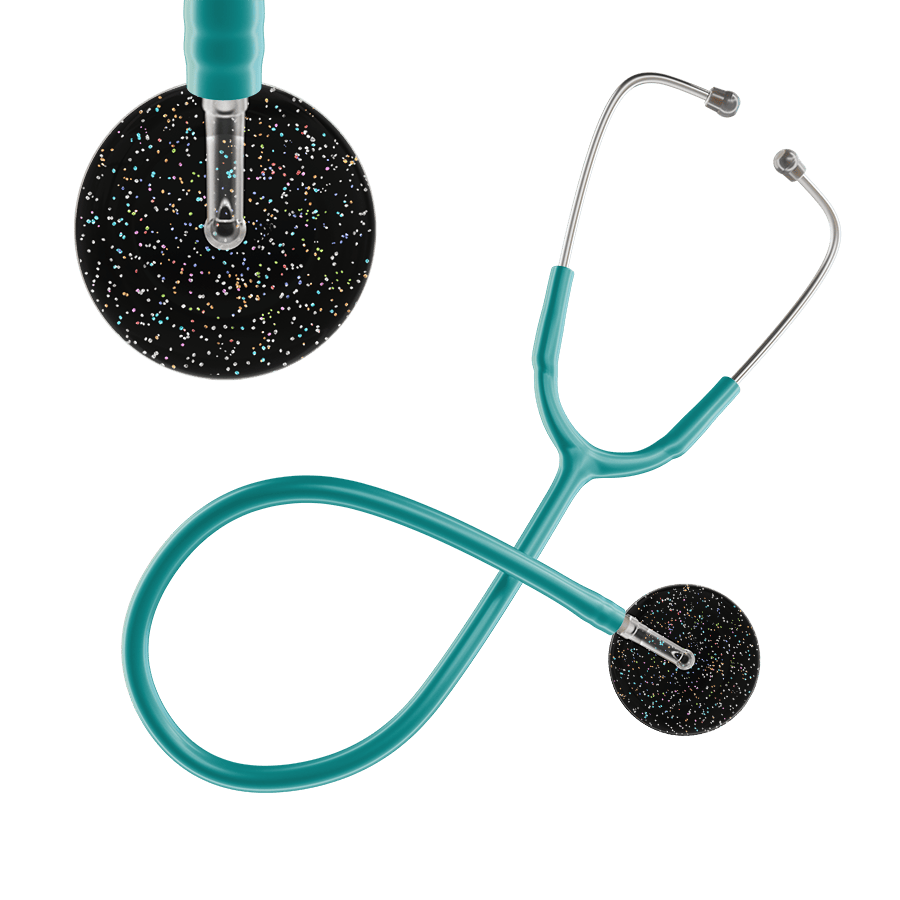 Ultrascope Single Stethoscope Twilight Black (BK) / Adult / Jade Dark Twilight Stethoscope