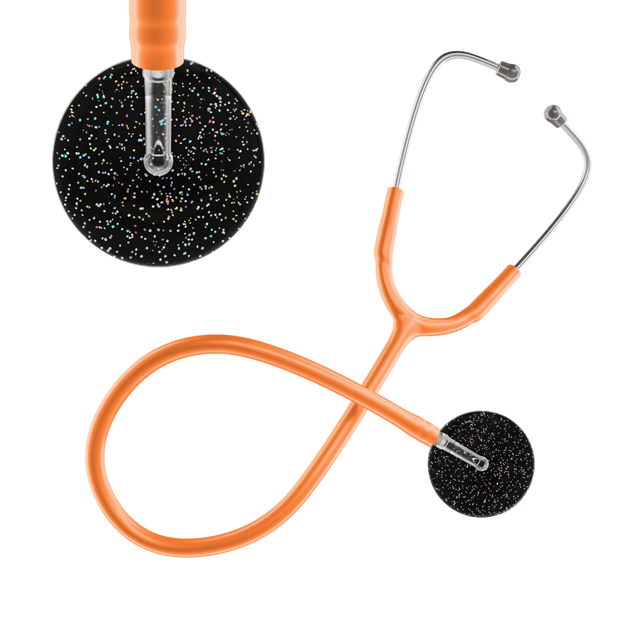 Ultrascope Single Stethoscope Twilight Black (BK) / Adult / Orange Dark Twilight Stethoscope