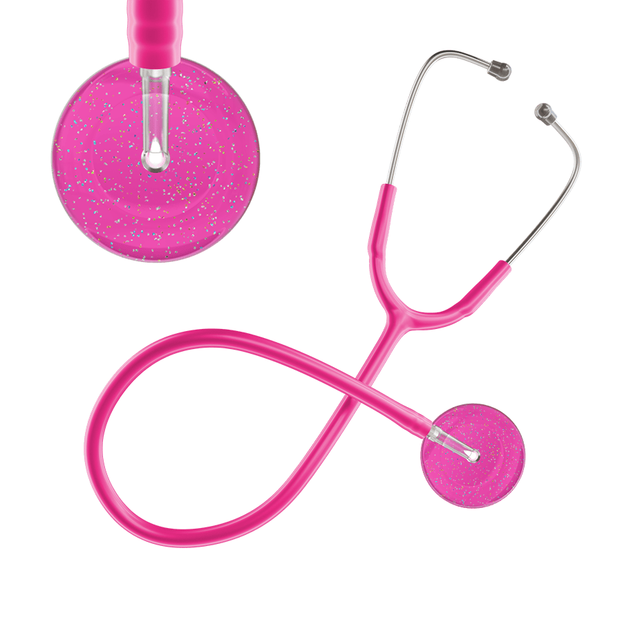 Ultrascope Single Stethoscope Twilight Hot Pink (HP) / Adult / Hot Pink Light Twilight Stethoscope
