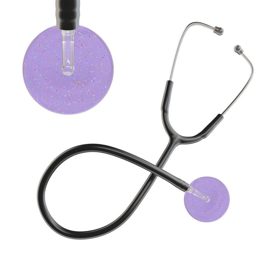 Ultrascope Single Stethoscope Twilight Lavender (LA) / Adult / Black Light Twilight Stethoscope