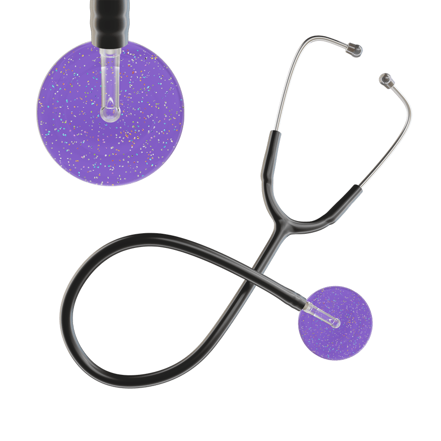 Ultrascope Single Stethoscope Twilight Lavender (LA) / Adult / Black Twilight Stethoscope