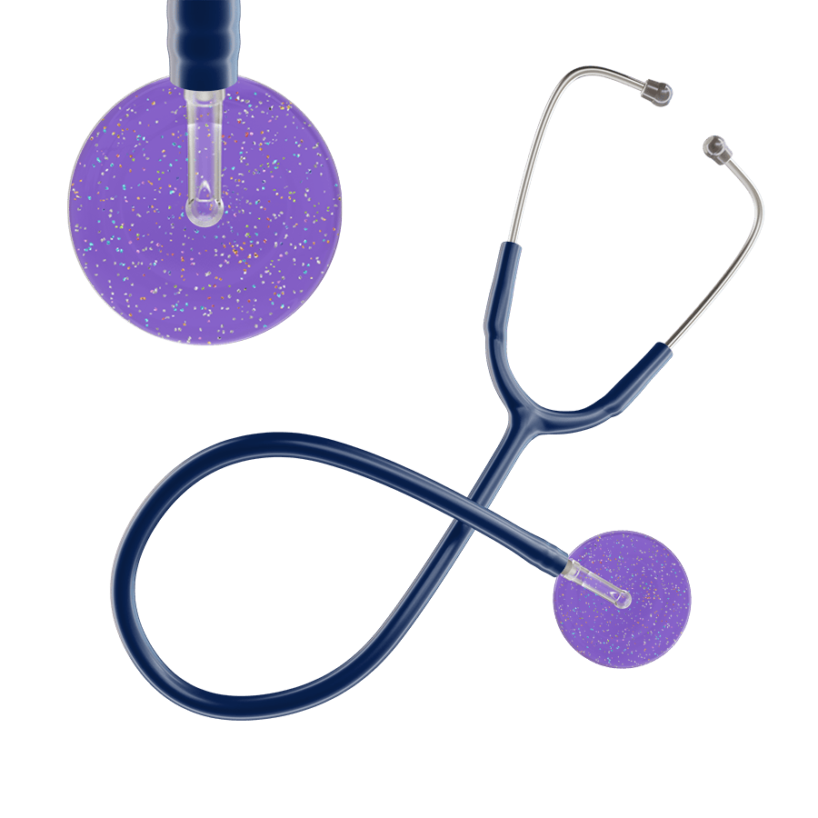 Ultrascope Single Stethoscope Twilight Lavender (LA) / Adult / Navy Twilight Stethoscope