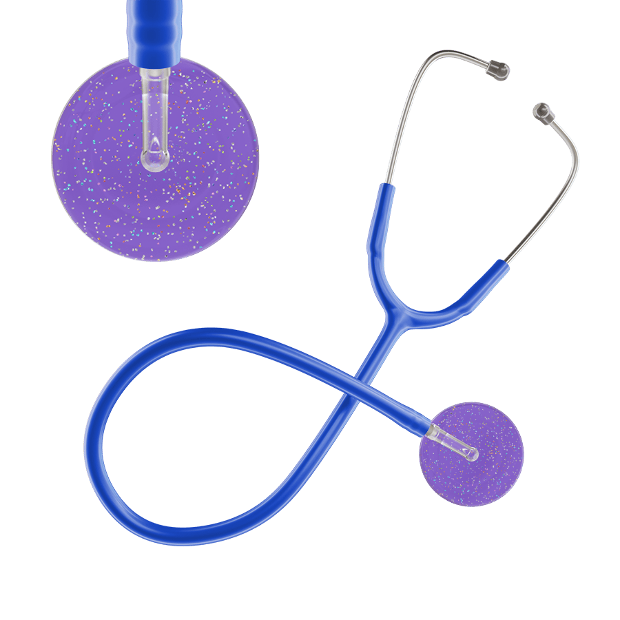 Ultrascope Single Stethoscope Twilight Lavender (LA) / Adult / Royal Blue Twilight Stethoscope