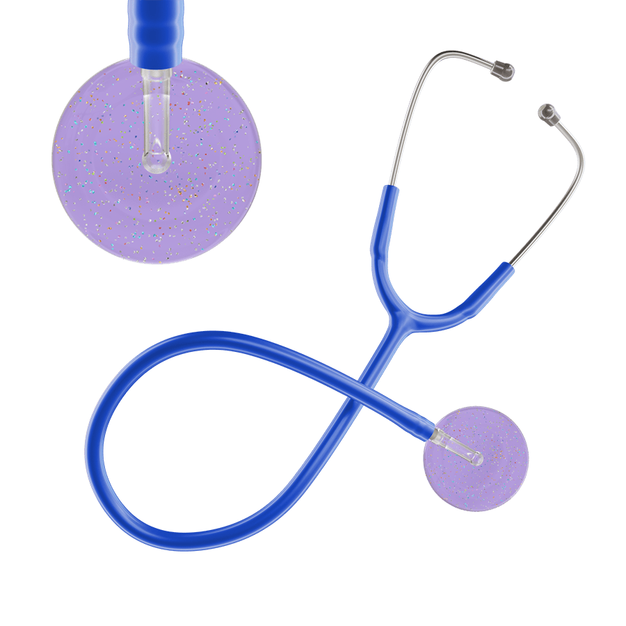 Ultrascope Single Stethoscope Twilight Lavender (LA) / Adult / Royal Blue Light Twilight Stethoscope