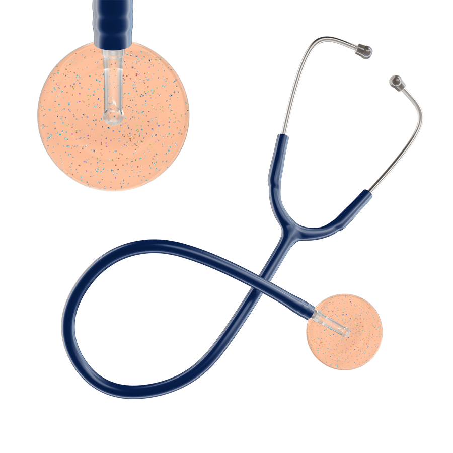Ultrascope Single Stethoscope Twilight Peach (PE) / Adult / Navy Light Twilight Stethoscope