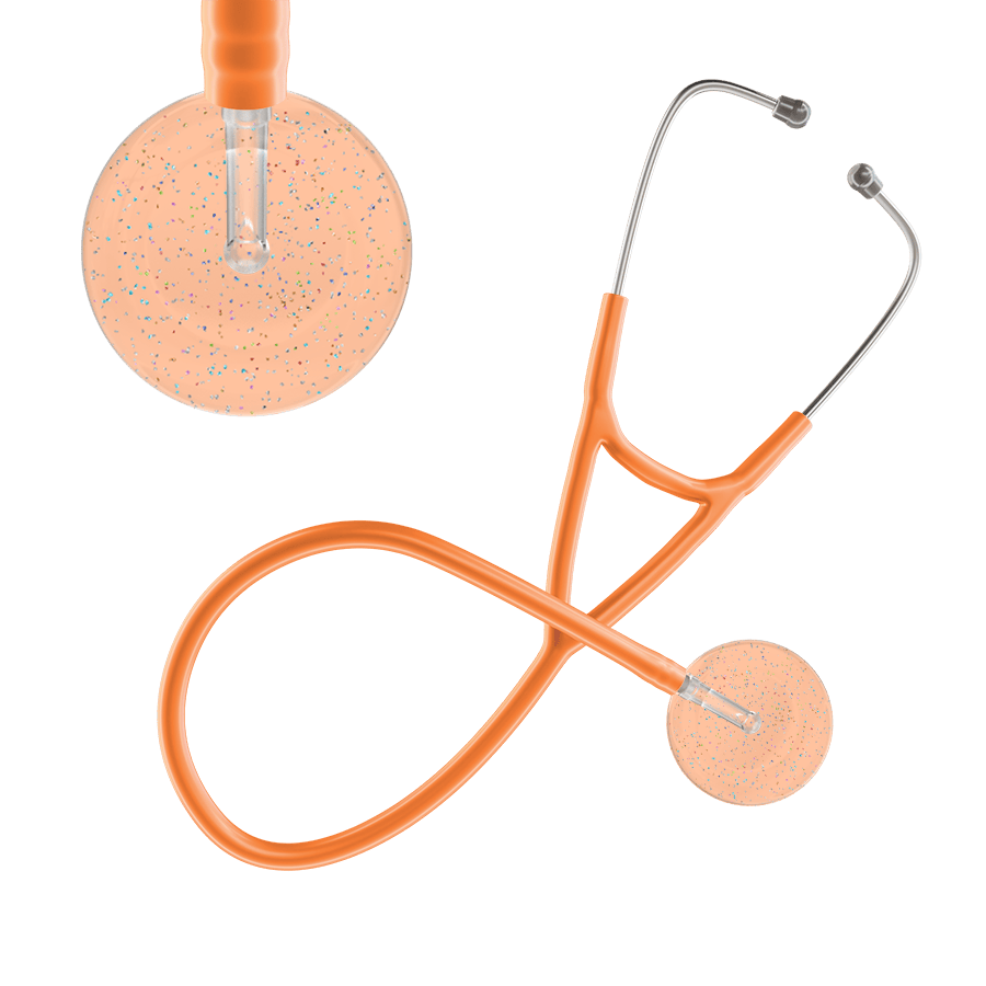 Ultrascope Single Stethoscope Twilight Peach (PE) / Adult / Orange Light Twilight Cardiology Stethoscope