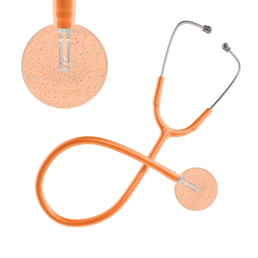 Ultrascope Single Stethoscope Twilight Peach (PE) / Adult / Orange Light Twilight Stethoscope