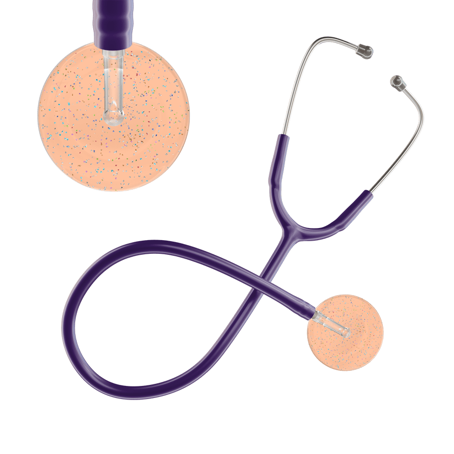 Ultrascope Single Stethoscope Twilight Peach (PE) / Adult / Purple Twilight Stethoscope