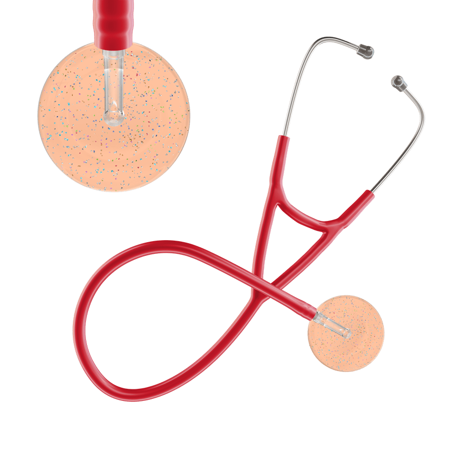 Ultrascope Single Stethoscope Twilight Peach (PE) / Adult / Red Twilight Cardiology Stethoscope