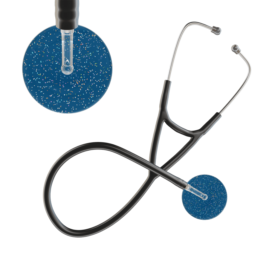 Ultrascope Single Stethoscope Twilight Steel Blue (SB) / Adult / Black Dark Twilight Cardiology Stethoscope